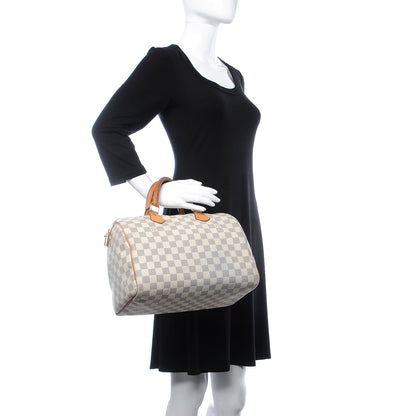 Louis Vuitton Damier Azur Speedy 30 2 of 18