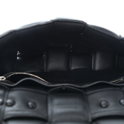Bottega Veneta Lambskin Maxi Intreccio Padded Chain Cassette Crossbody Bag Black 4 of 8