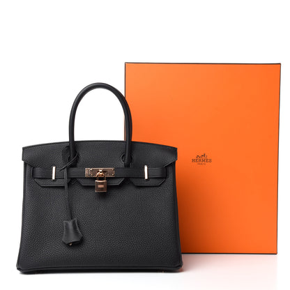 Hermes Togo Birkin 30 Black 11 of 11