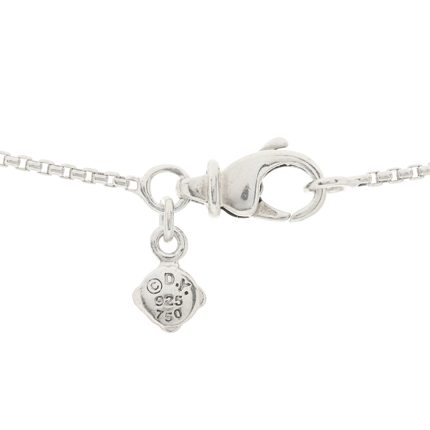 Sterling Silver 18K Yellow Gold Open Heart Cable Necklace