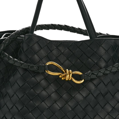Bottega Veneta Nappa Intrecciato Large Andiamo Shoulder Bag Inkwell 7 of 11