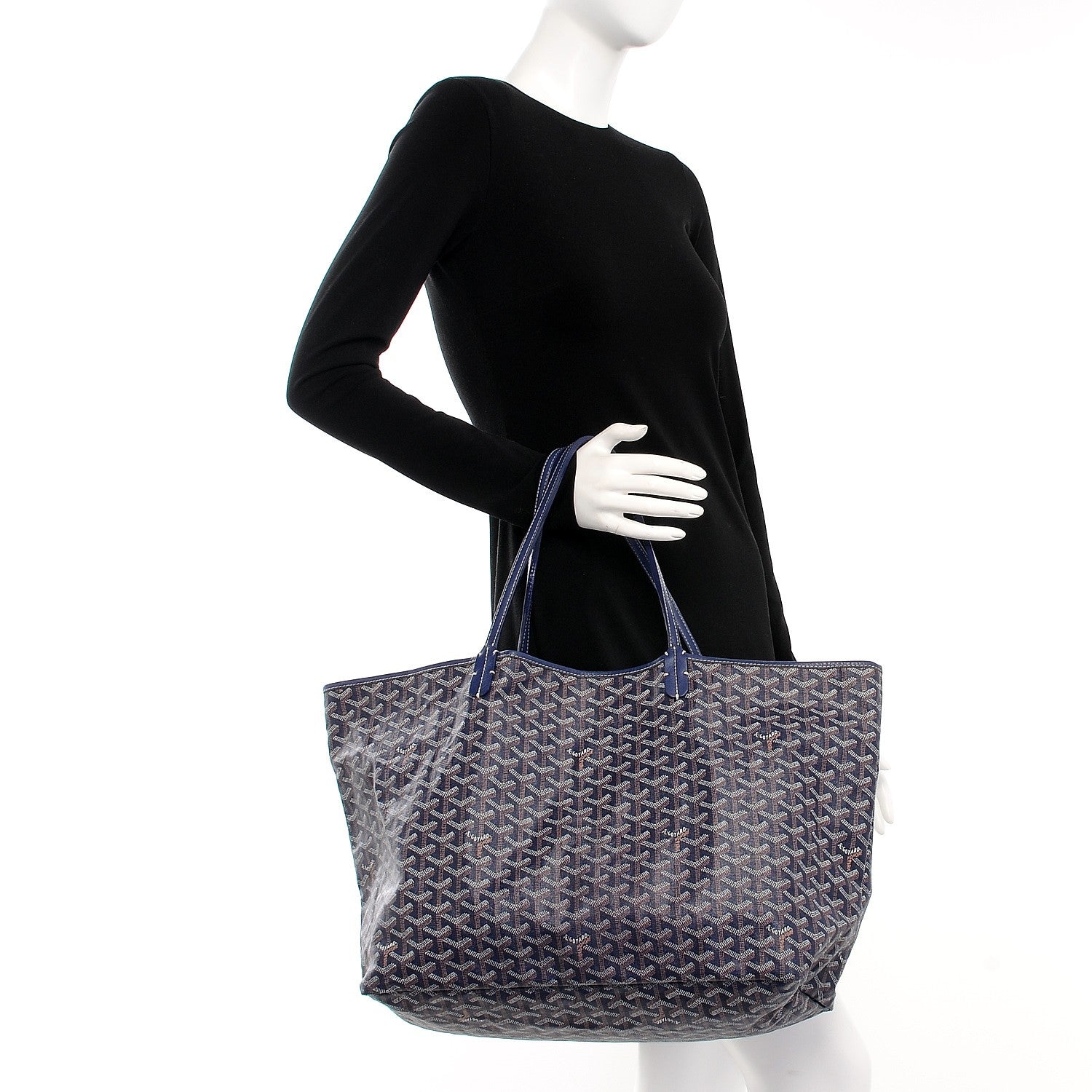 Goyard Goyardine Saint Louis GM Navy 2 of 10