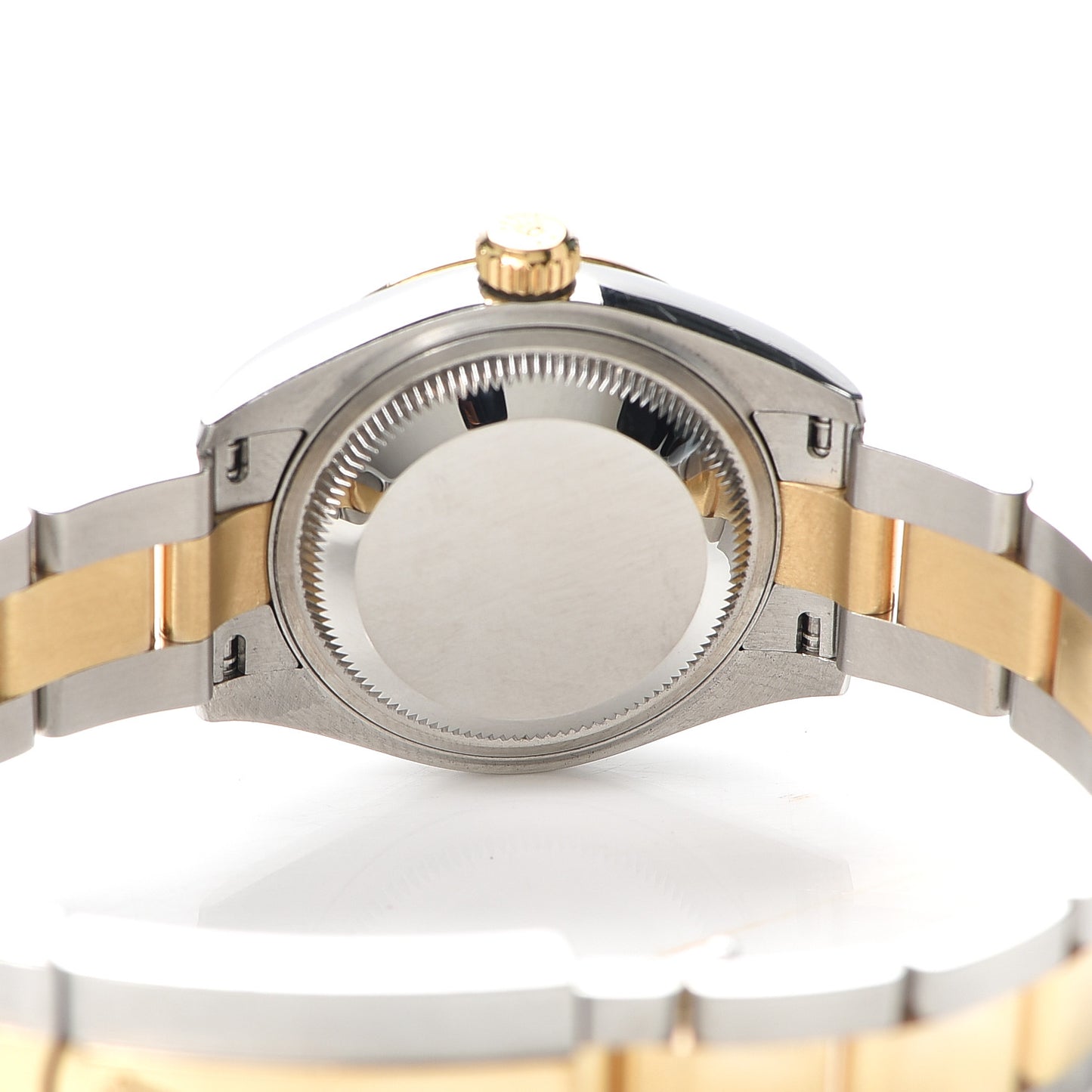 Stainless Steel 18K Yellow Gold 28mm Oyster Perpetual Datejust Watch White Roman 279173