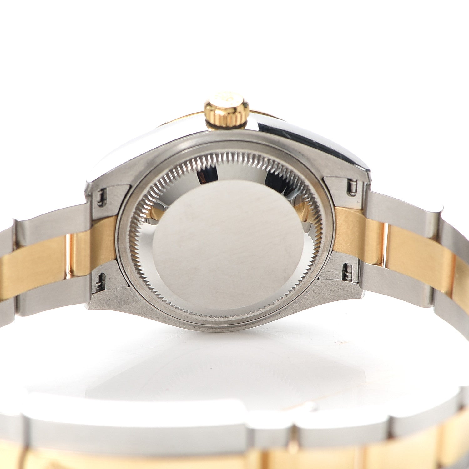 Rolex Stainless Steel 18K Yellow Gold 28mm Oyster Perpetual Datejust Watch White Roman 279173 4 of 6