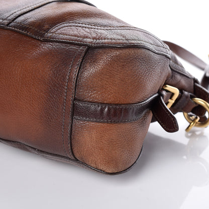 Prada Cervo Antik Shopping Satchel Cacao Sfumato 21 of 23