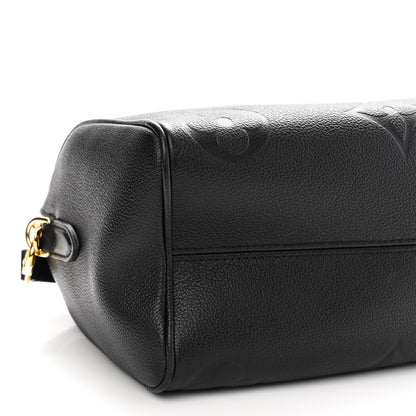 Louis Vuitton Empreinte Monogram Giant Speedy Bandouliere 25 Black 8 of 9