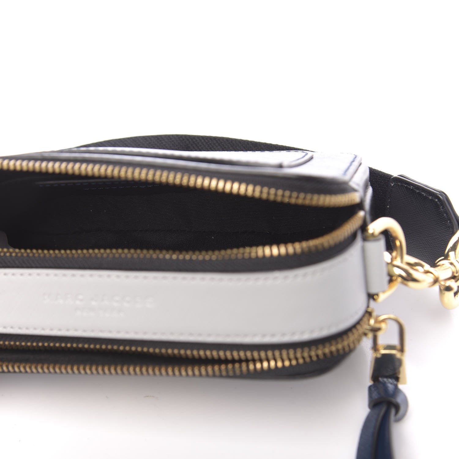 Marc Jacobs Saffiano Small Snapshot Camera Bag Navy Multicolor 5 of 9