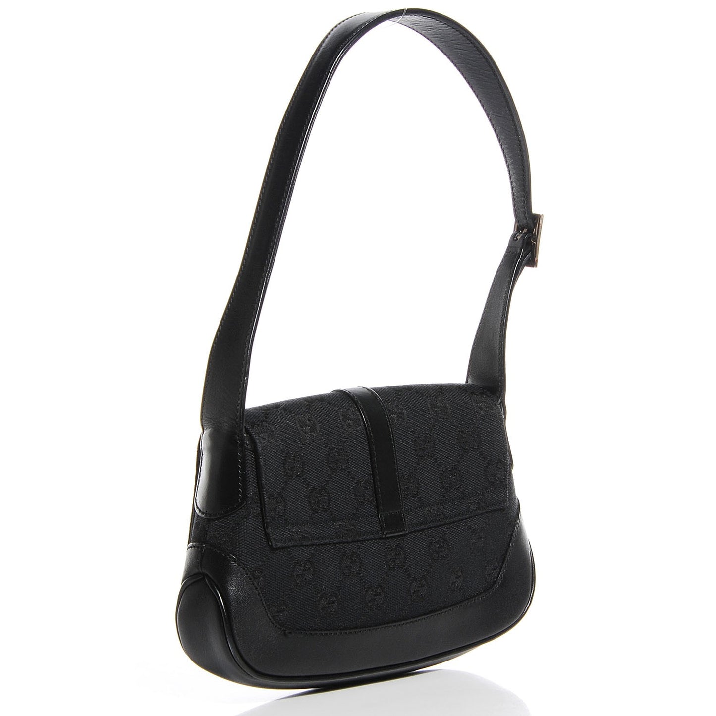 Monogram Mini Jackie O Hobo Black