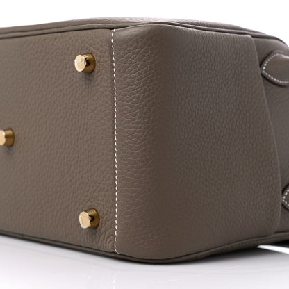 Hermes Taurillon Clemence Lindy 26 Etoupe 9 of 9