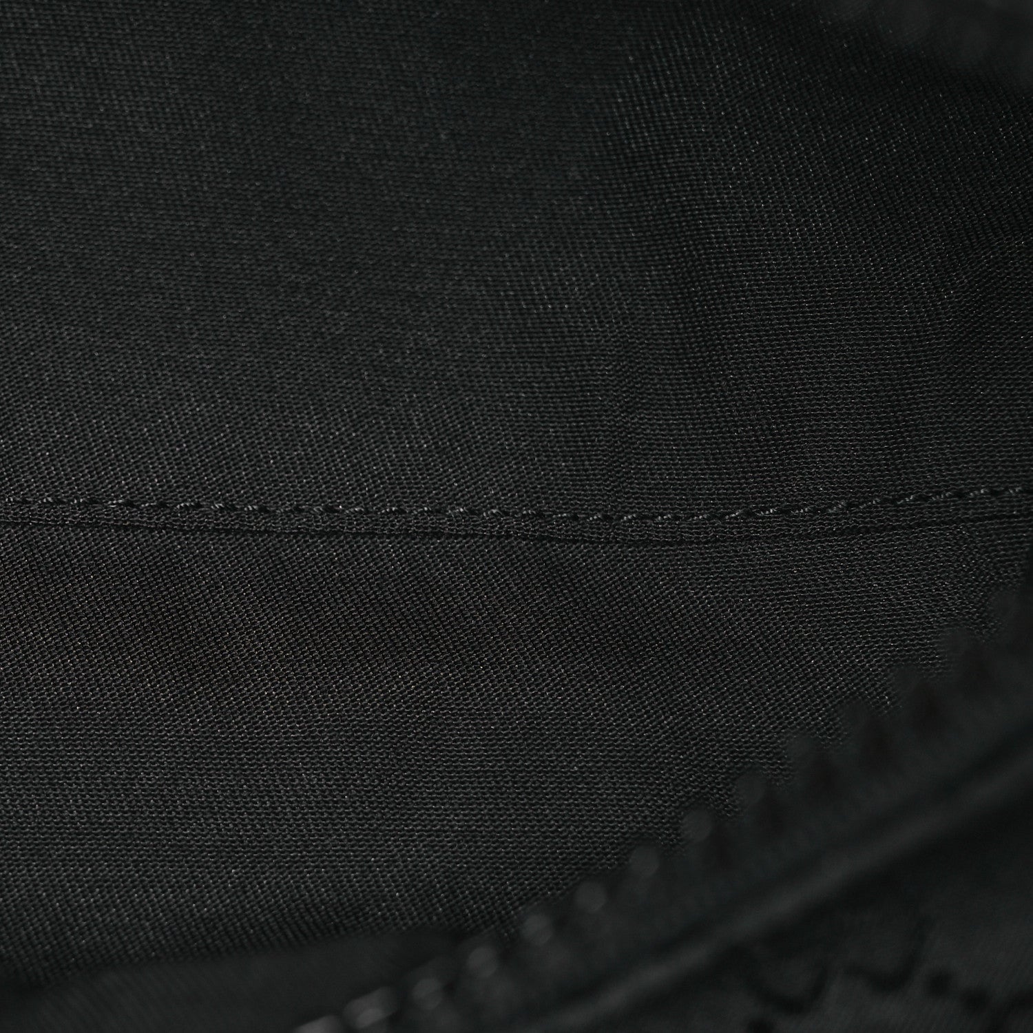 Gucci Nylon Monogram Fanny Pack Belt Bag Black 5 of 11