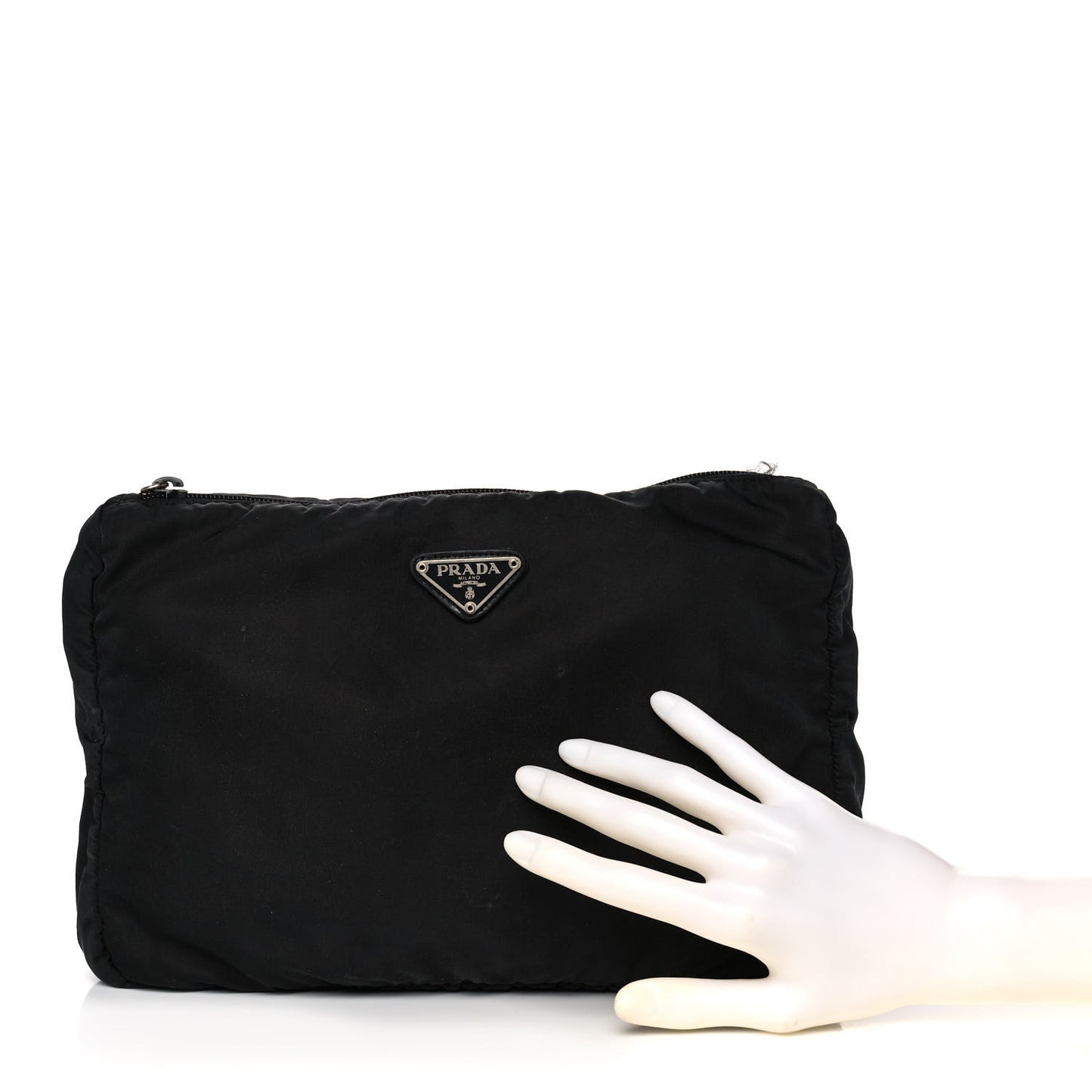 Nylon Tessuto Pouch Black