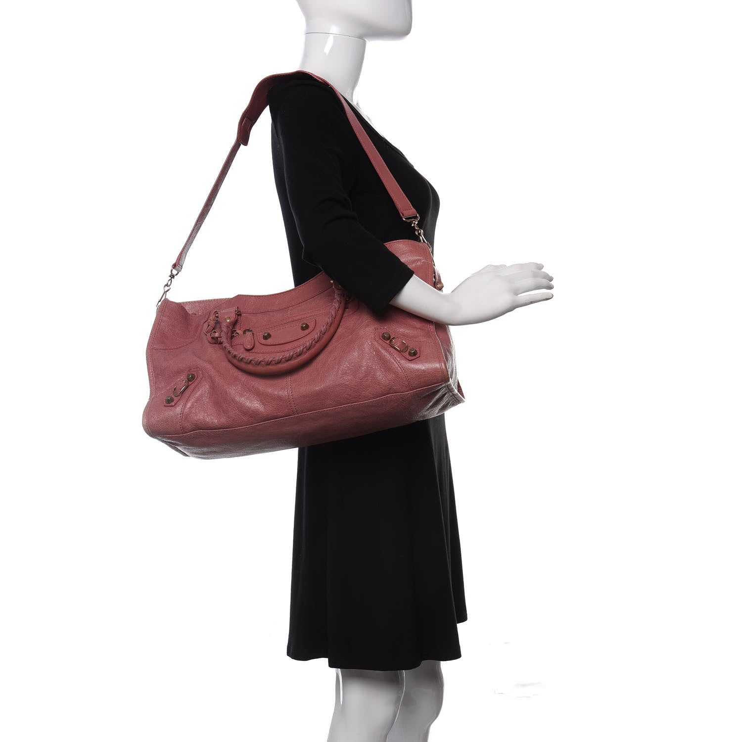 Balenciaga Agneau Giant 12 Rose Gold Hardware Part Time Rose Bruyere 2 of 14