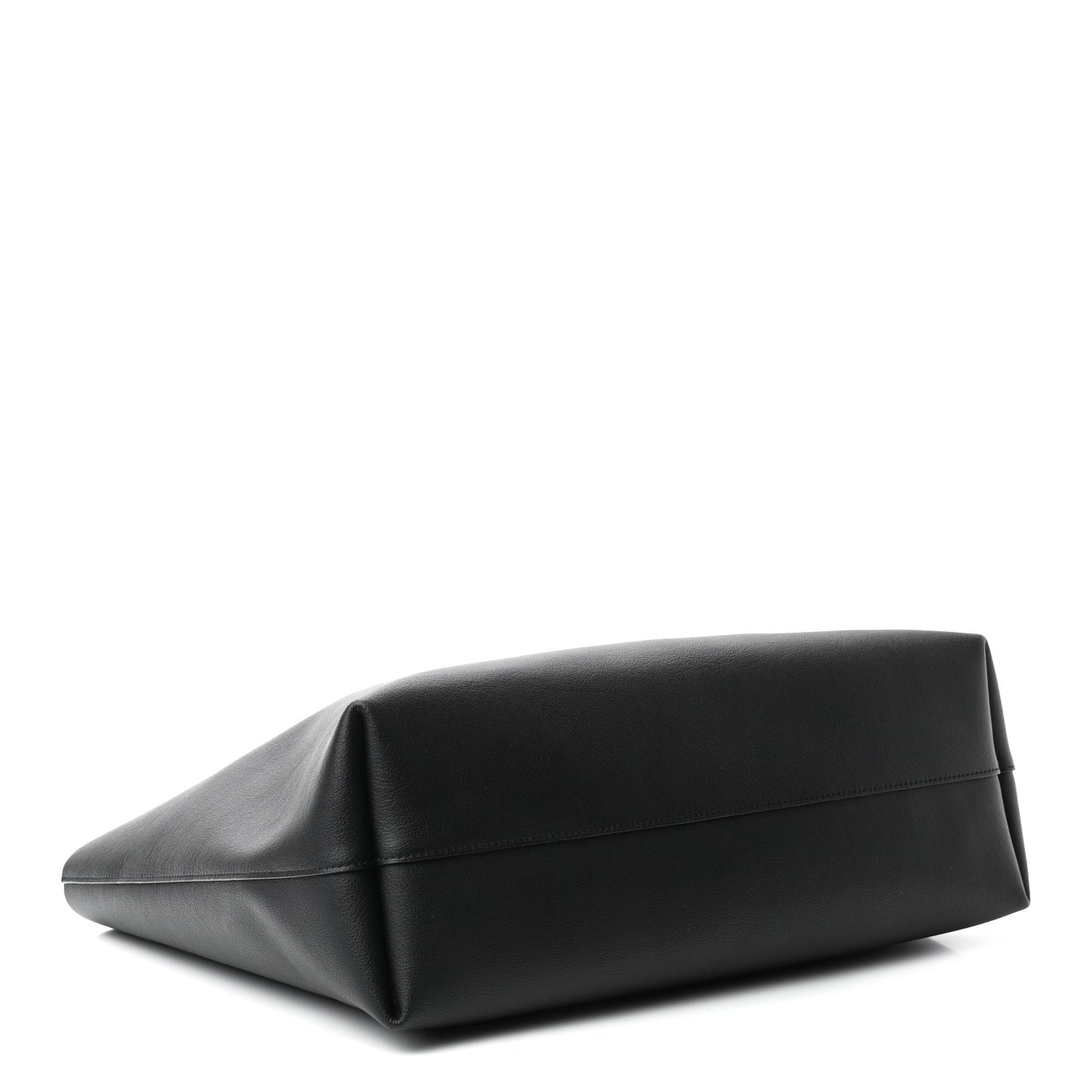 Calfskin Large Shopping Tote Black