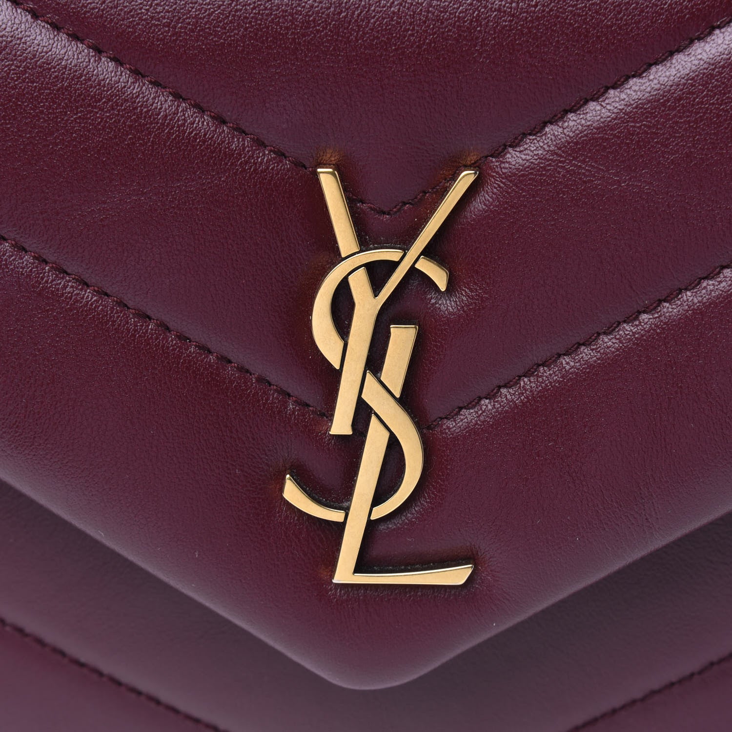 Saint Laurent Calfskin Y Quilted Monogram Toy Loulou Monogram Crossbody Bag Rouge Legion 14 of 15