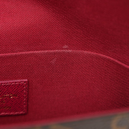 Louis Vuitton Monogram Pochette Felicie Chain Wallet Fuchsia 11 of 12
