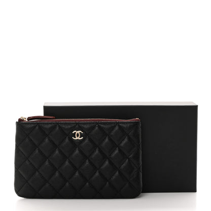 Chanel Caviar Quilted Cosmetic Case Black 8 of 8