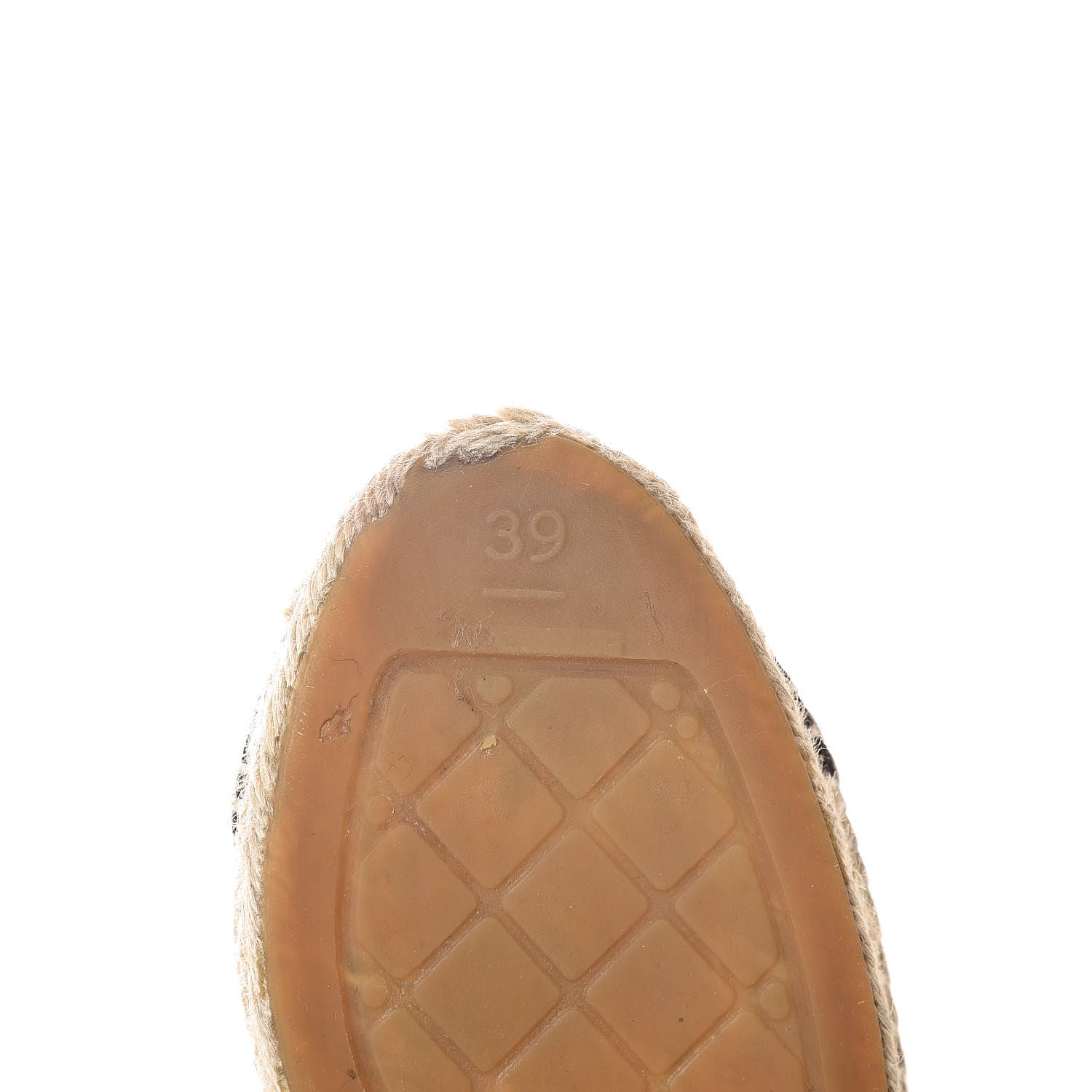 Chanel Suede Pearl CC Espadrilles 39 Beige 10 of 16