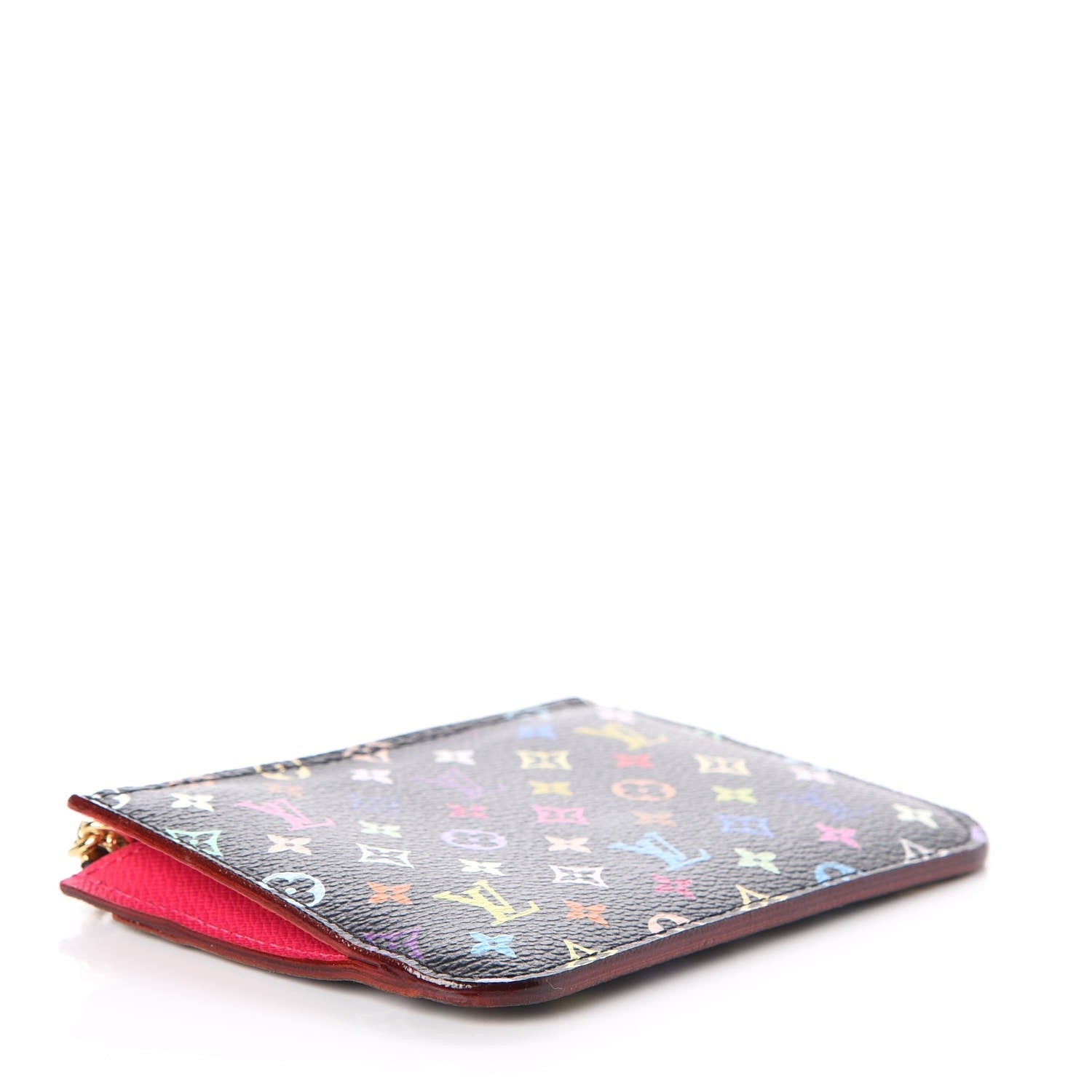 Louis Vuitton Monogram Multicolor Key Pouch Black Grenade 4 of 6