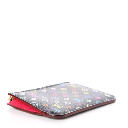 Louis Vuitton Monogram Multicolor Key Pouch Black Grenade 4 of 6