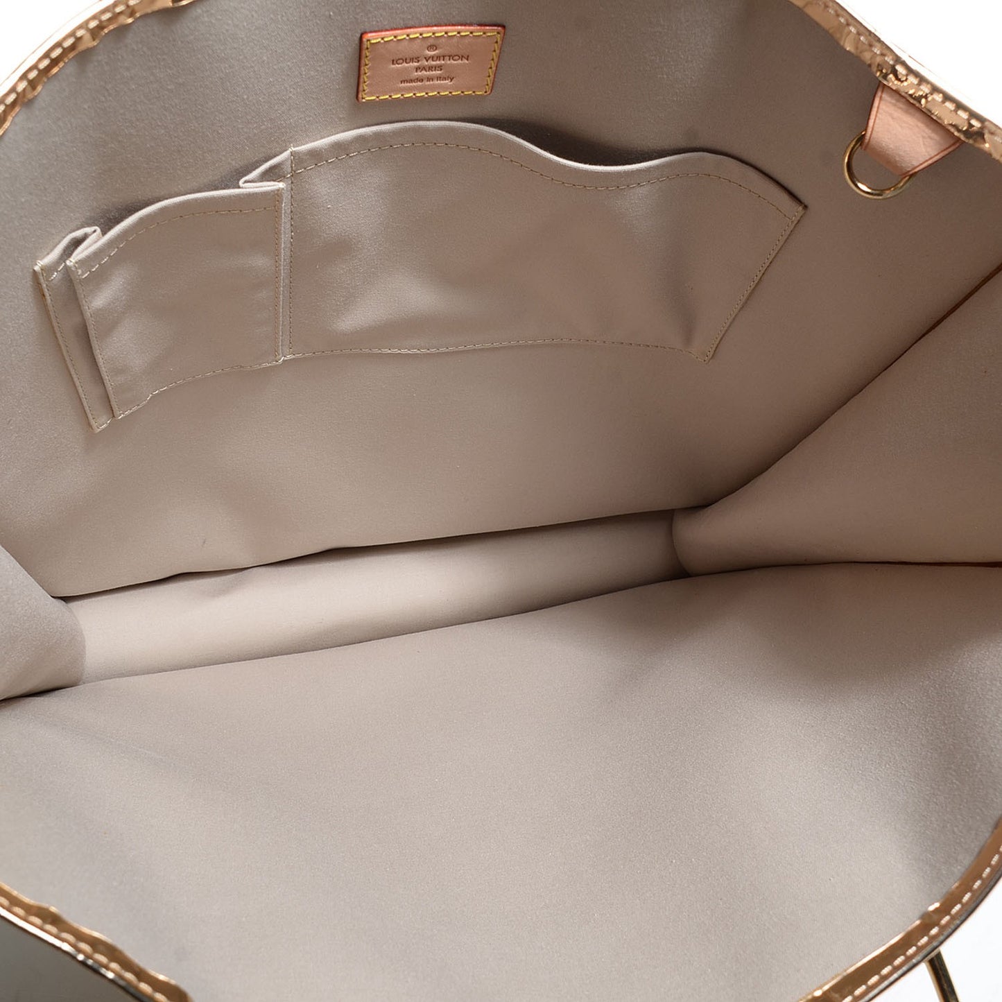 Monogram Miroir Sac Plat Gold