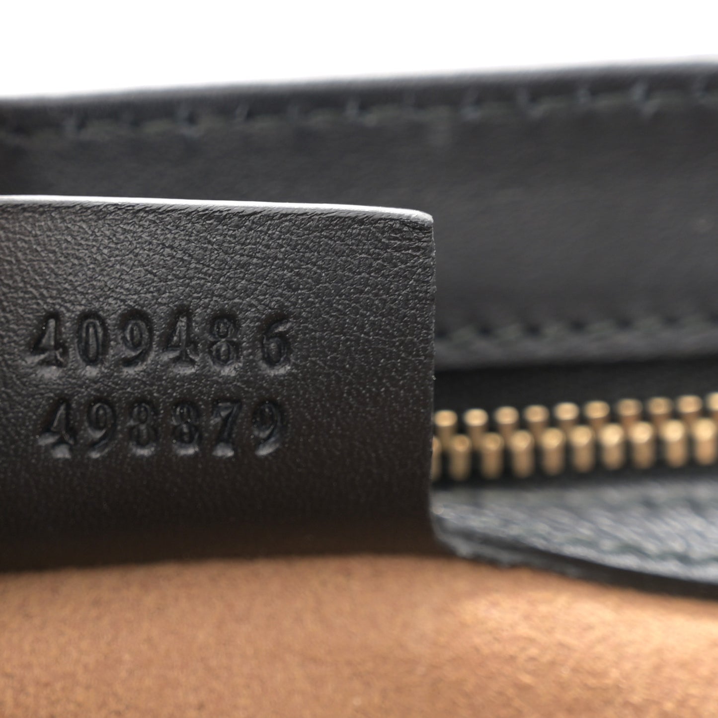 GG Supreme Monogram Calfskin Medium Padlock Shoulder Bag Beige Black Cuir