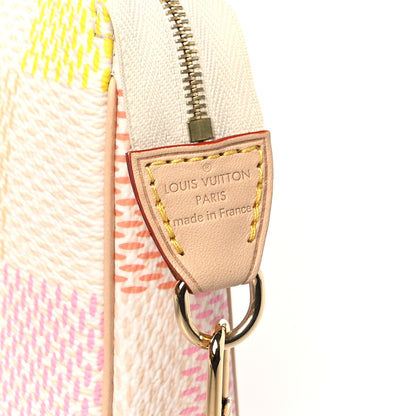 Louis Vuitton Damier Pochette Accessories NM Peach Pink 6 of 9