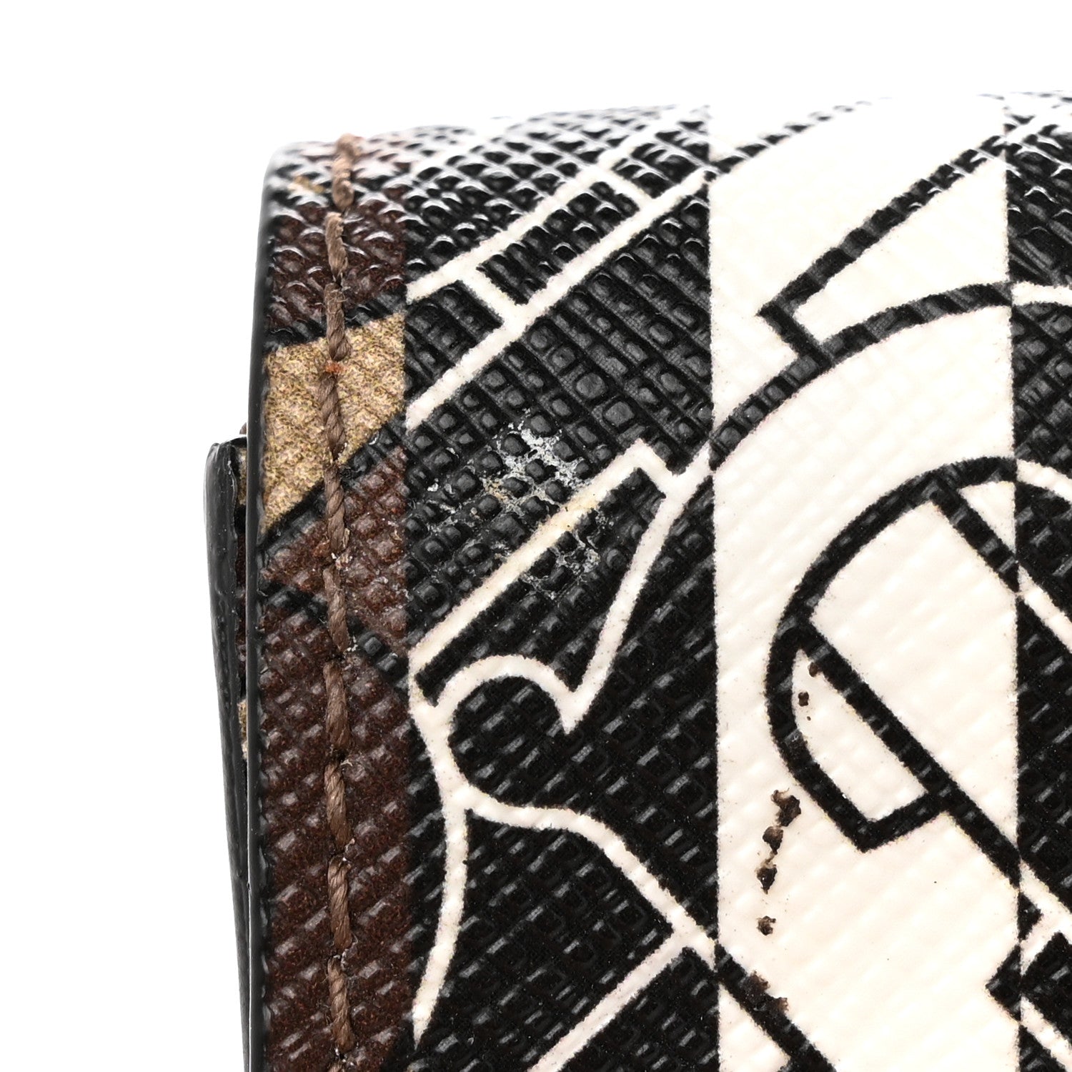 Burberry E-Canvas Calfskin Monogram Stripe TB AirPods Pro Case Brown 7 of 7