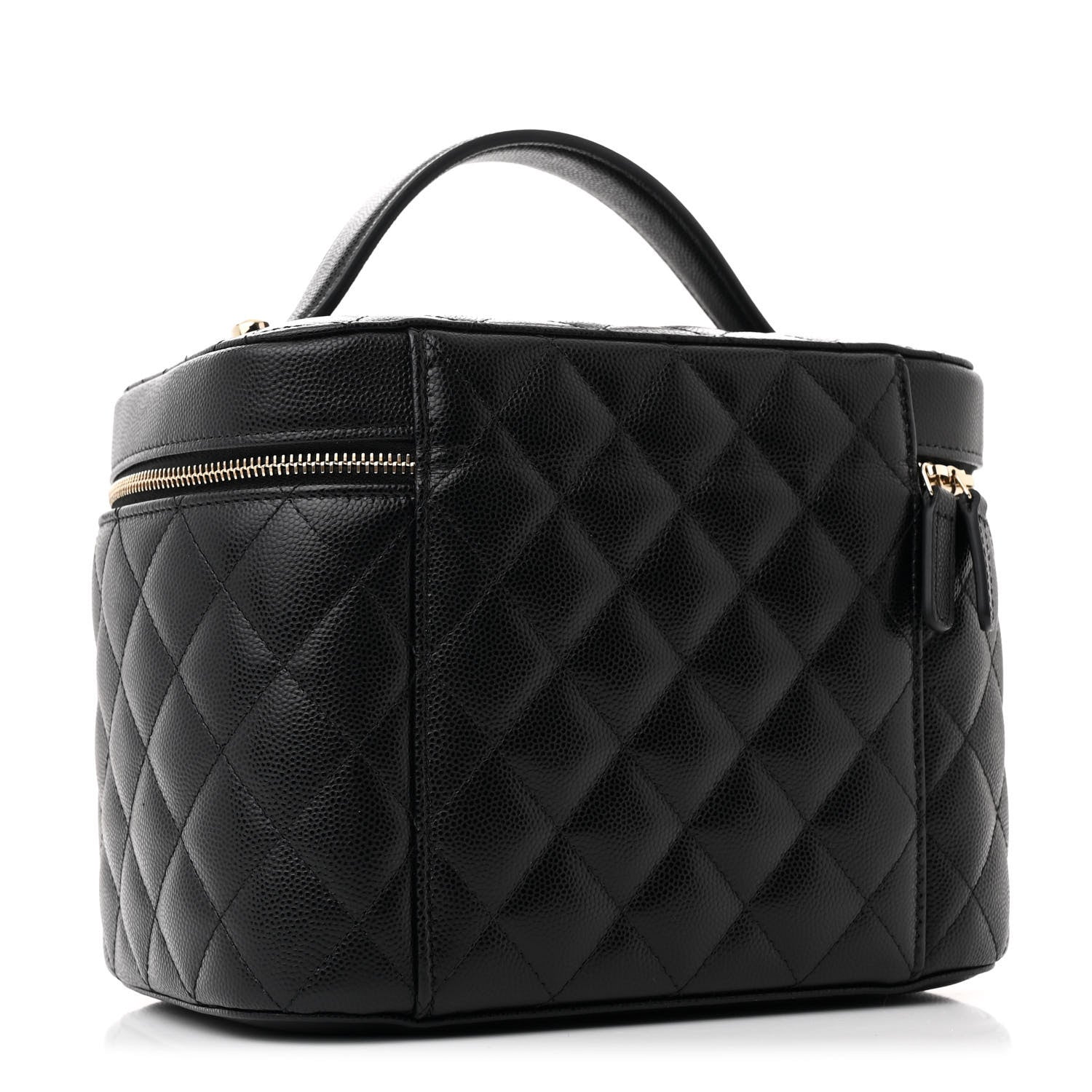 Chanel Caviar Quilted Large Vanity Pouch Black 4 of 11