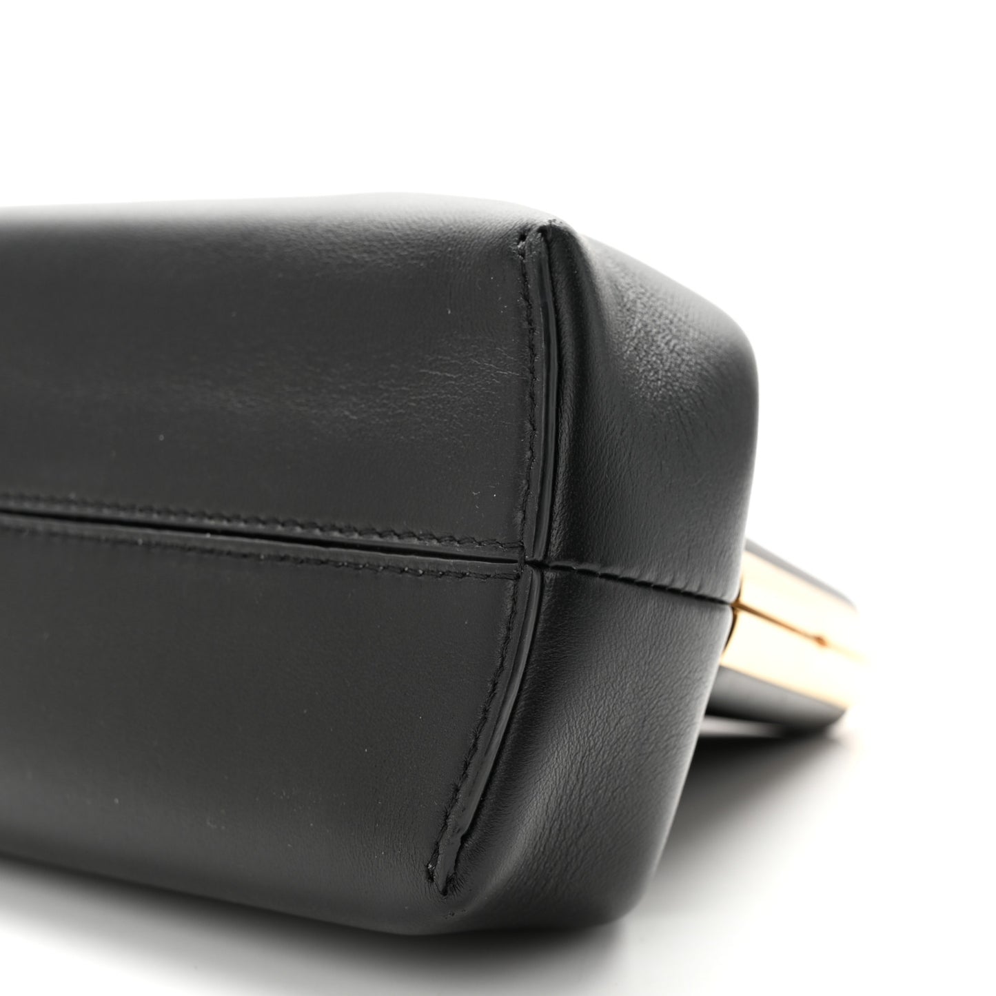 Shiny Nappa Small Fendi First Black
