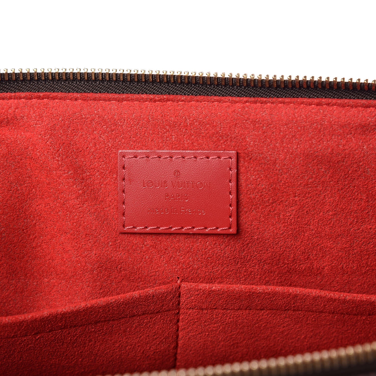 Louis Vuitton Damier Ebene Caissa Tote PM Cherry 8 of 11