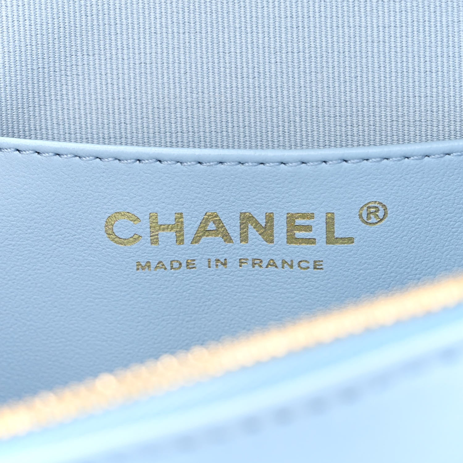 Chanel Lambskin Quilted CC In Love Heart Bag Light Blue 6 of 10