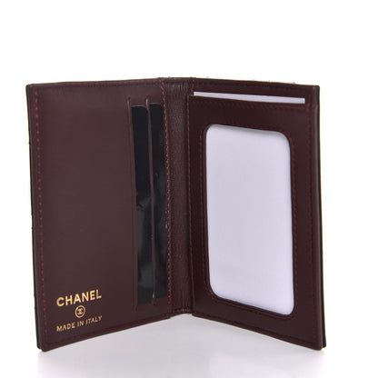 Chanel Lambskin Quilted Card Holder Wallet Black 5 of 8