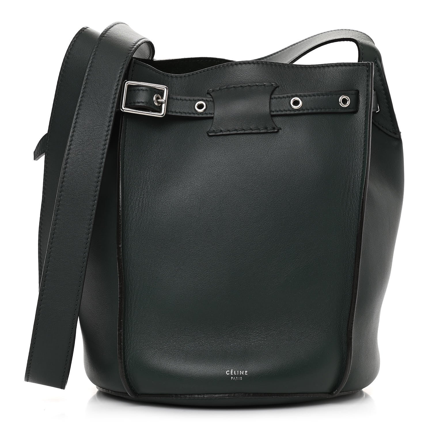 Celine Smooth Calfskin Long Strap Big Bucket Bag Amazone 1 of 10