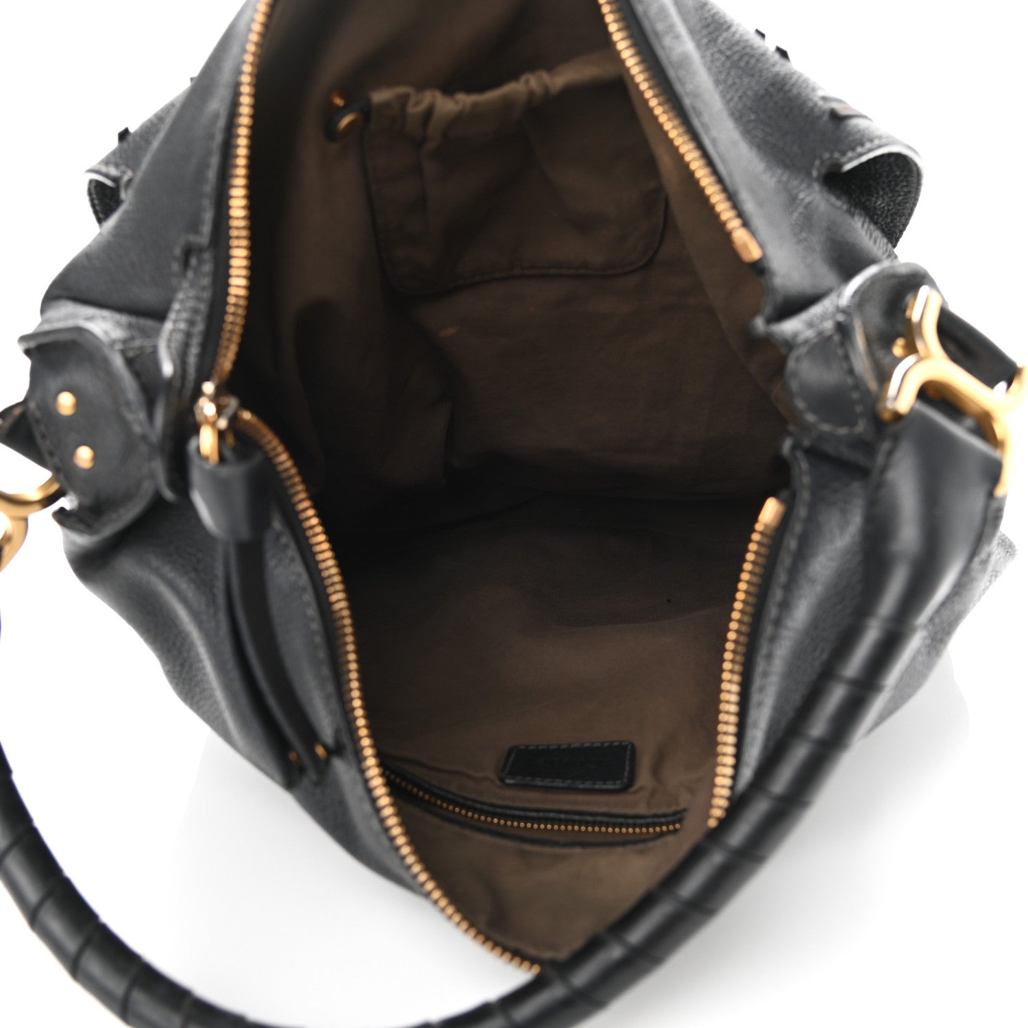 Chloe Calfskin Large Marcie Satchel Black 5 of 11