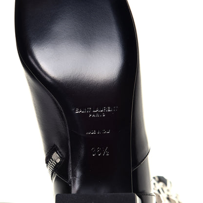 Saint Laurent Ketta Studded Babies 40 Brod Knee High Boots 36.5 Black 6 of 8
