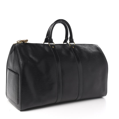 Louis Vuitton Epi Keepall 45 Black 2 of 11