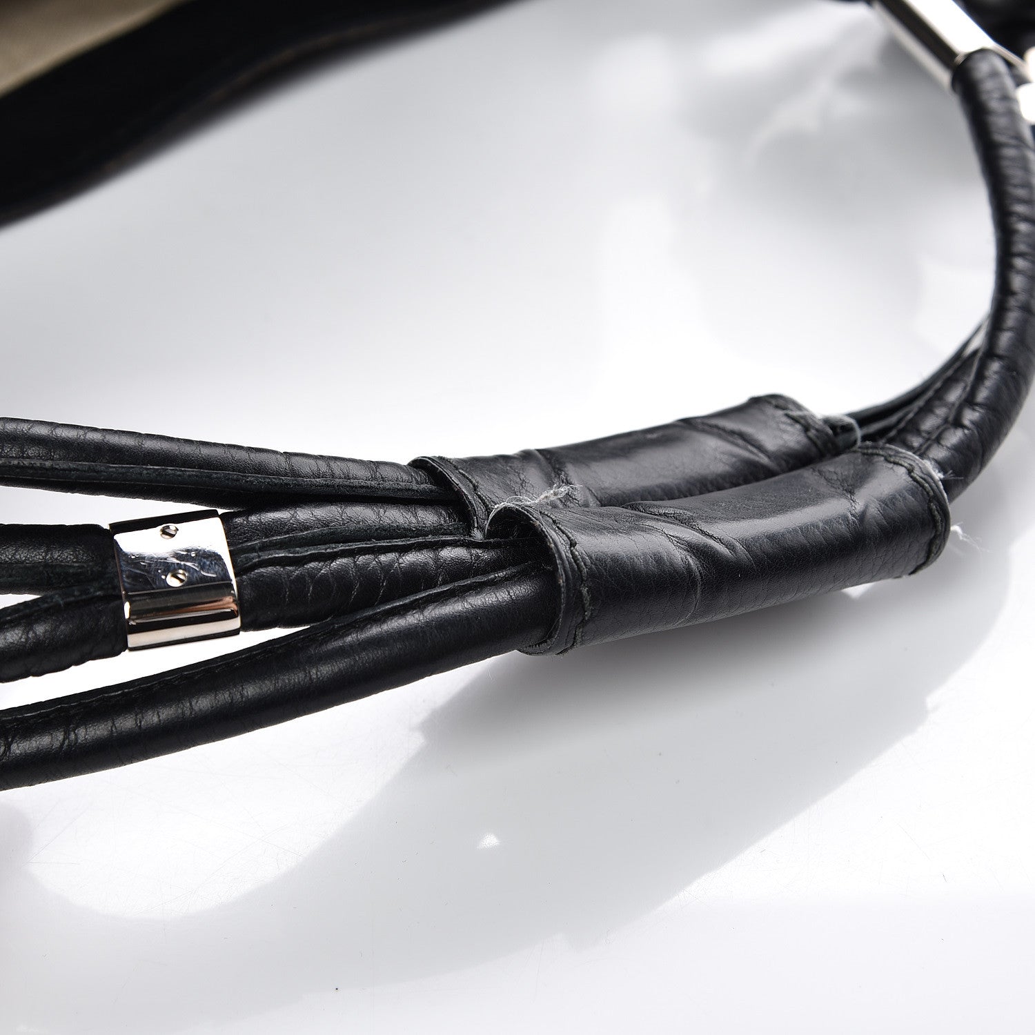 Gucci Calfskin Large Techno Horsebit Hobo Black 18 of 25