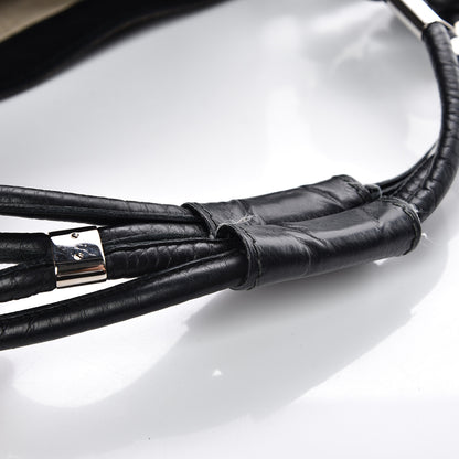 Gucci Calfskin Large Techno Horsebit Hobo Black 18 of 25