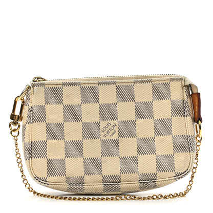 Louis Vuitton Damier Azur Mini Pochette Accessories 1 of 7