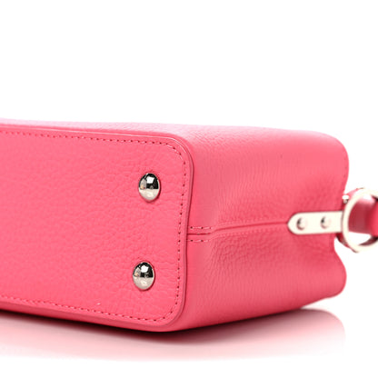 Louis Vuitton Taurillon Capucines Mini Fluo Pink 8 of 8