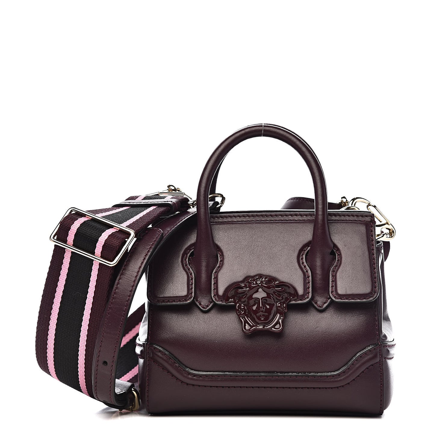 Calfskin Small Palazzo Empire Bag Burgundy