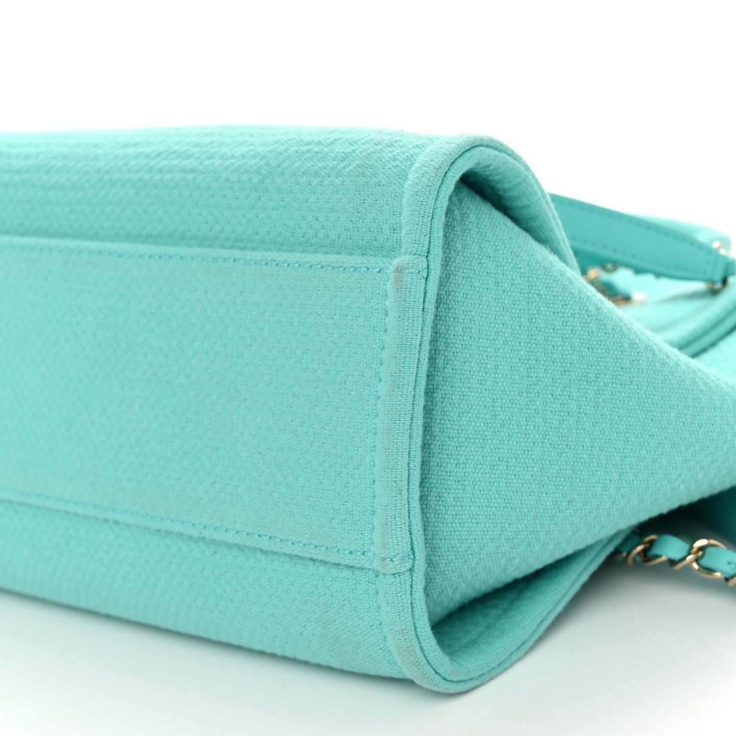 Mixed Fibers Small Deauville Tote Turquoise