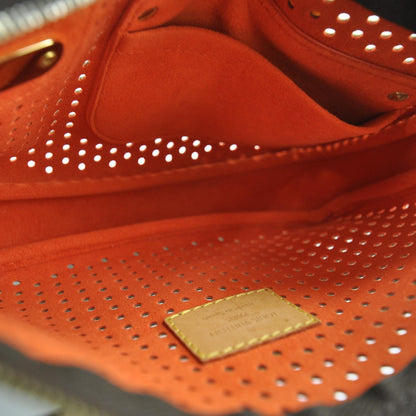 Louis Vuitton Monogram Perforated Pochette Accessories Bag Orange 6 of 10