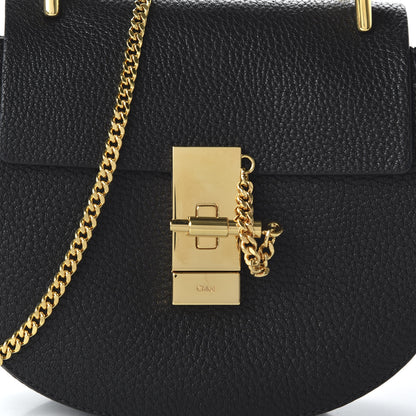 Chloe Grained Lambskin Mini Drew Shoulder Bag Black 10 of 11