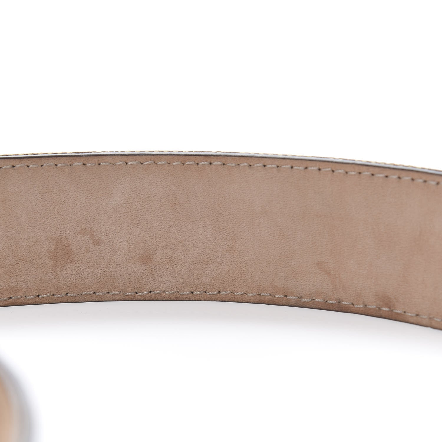 Gucci Crystal Monogram Hysteria Belt 95 38 Dark Brown 8 of 8