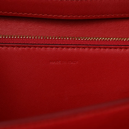 Celine Box Calfskin Medium Classic Box Flap Bag Red 7 of 13