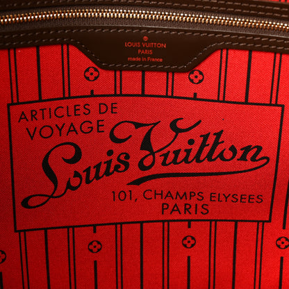 Louis Vuitton Damier Ebene Neverfull MM 5 of 9