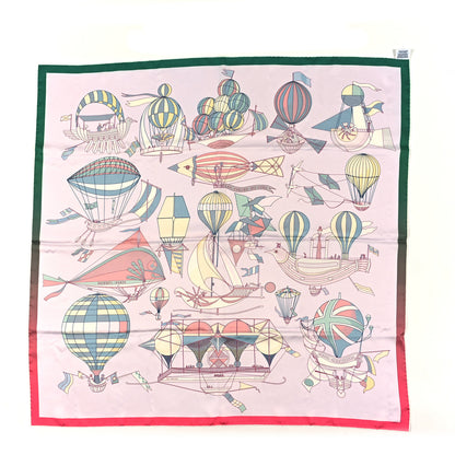 Hermes Silk Les Folies Du Ciel Double Face Scarf 90 4 of 4