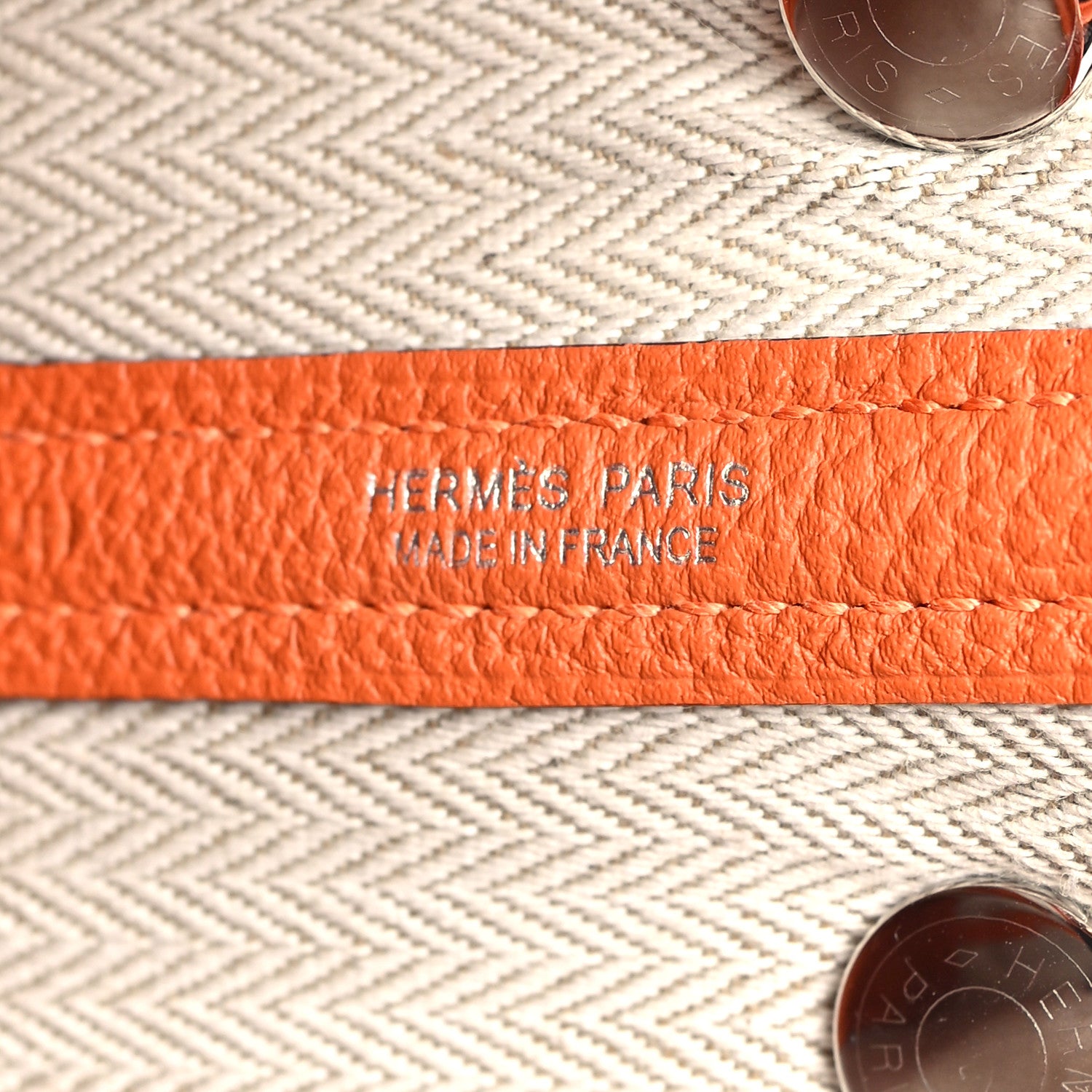 Hermes Negonda Neo Garden 23 Orange 6 of 10