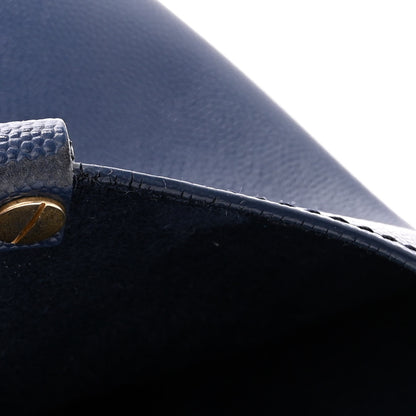 Chanel Caviar Small Studded Deauville Tote Navy 12 of 13